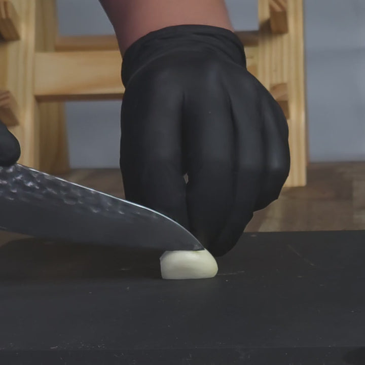 Aurora petty knife slicing