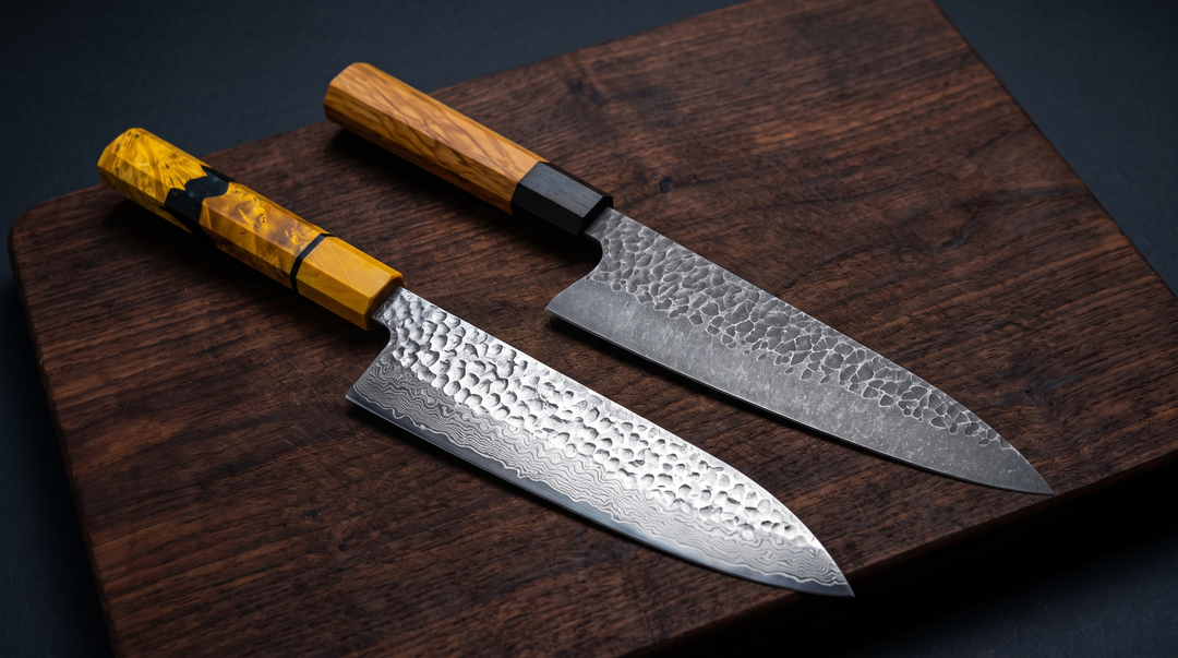 Japanese vs German chef knife comparison