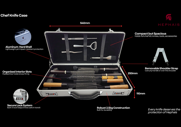 Premium Aluminum Chef Knife Case