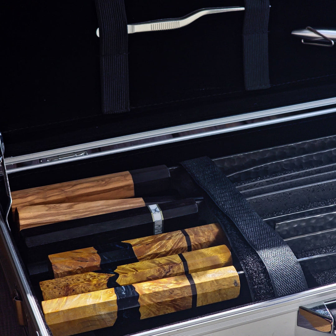 Aluminium knife case