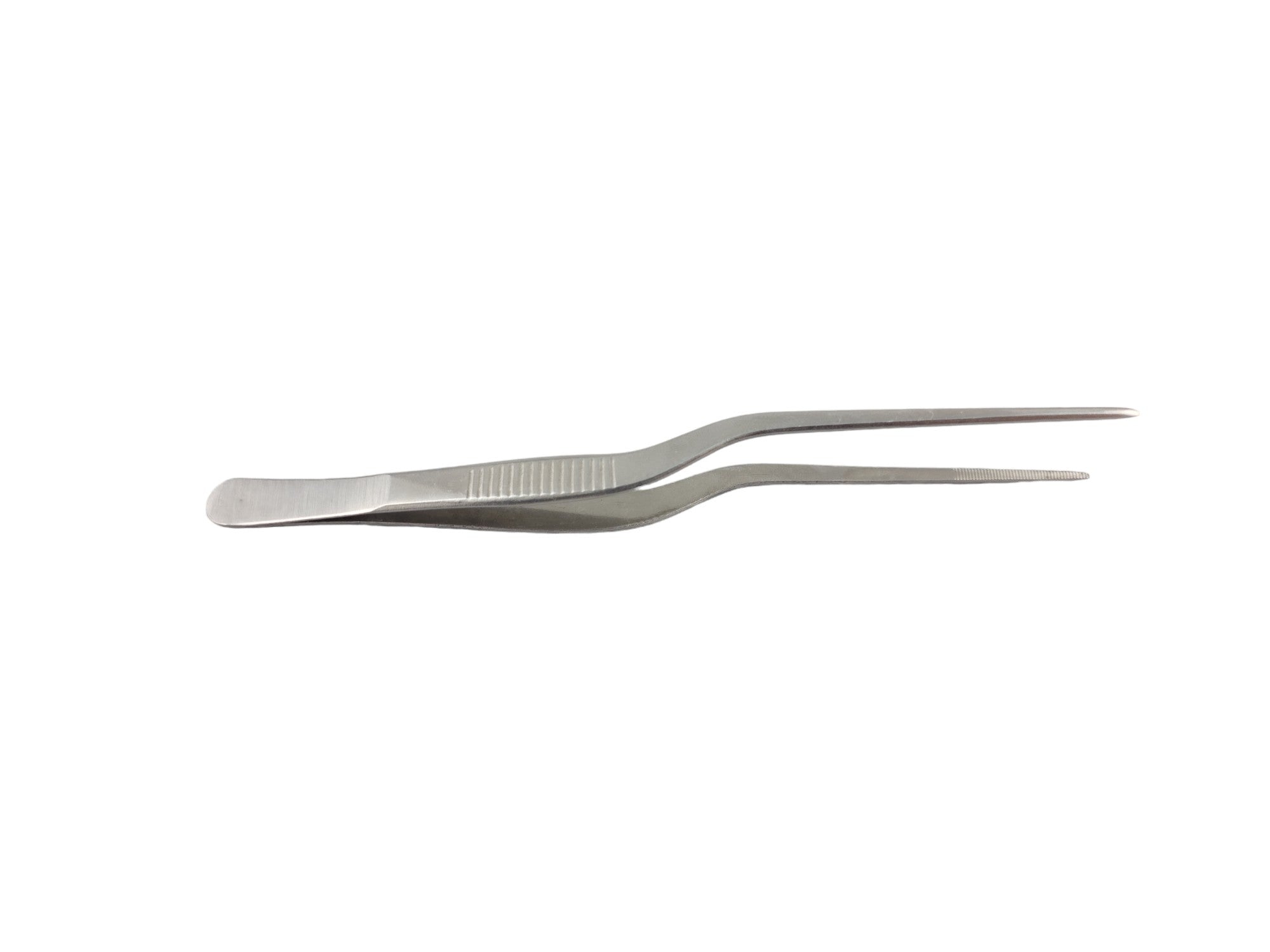 Precision Offset Culinary Tweezers: Perfect Plating Companion