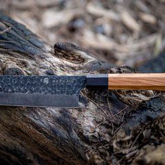 Kitchen Knives - Perseus 440c Nakiri Knife 180mm - HEPHAIS
