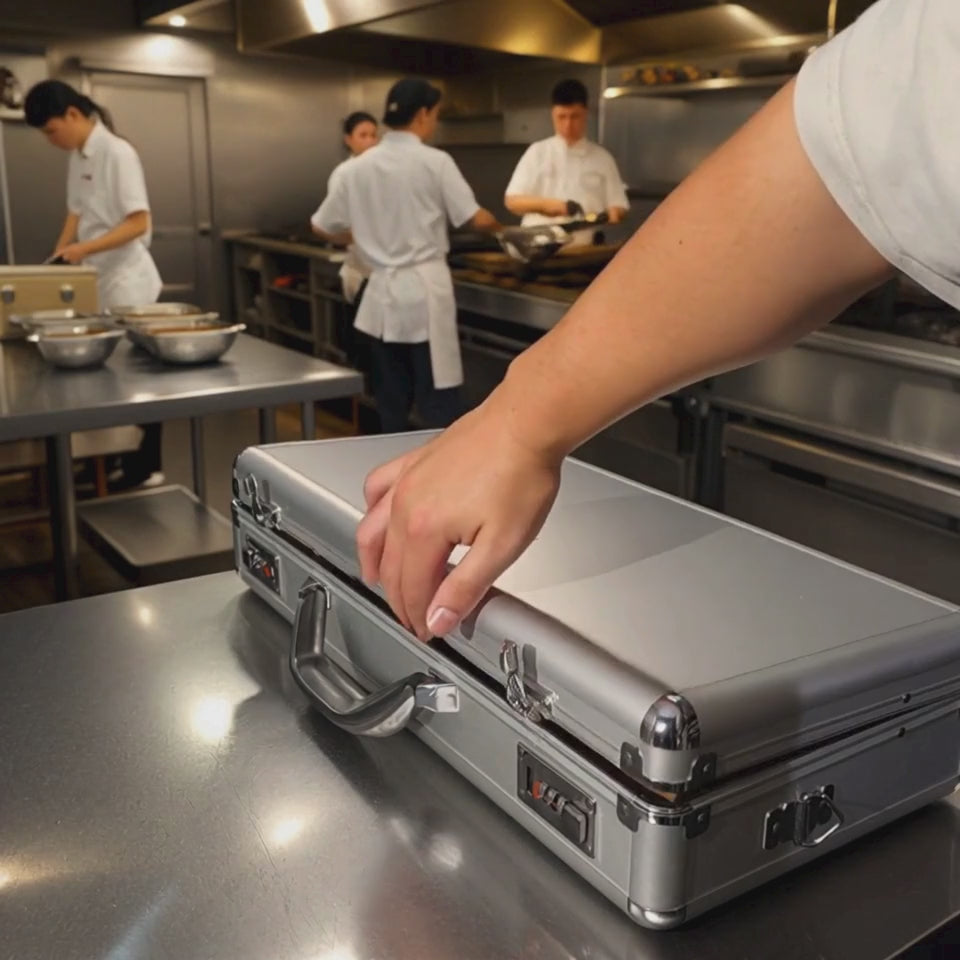 Premium Aluminum Chef Knife Case