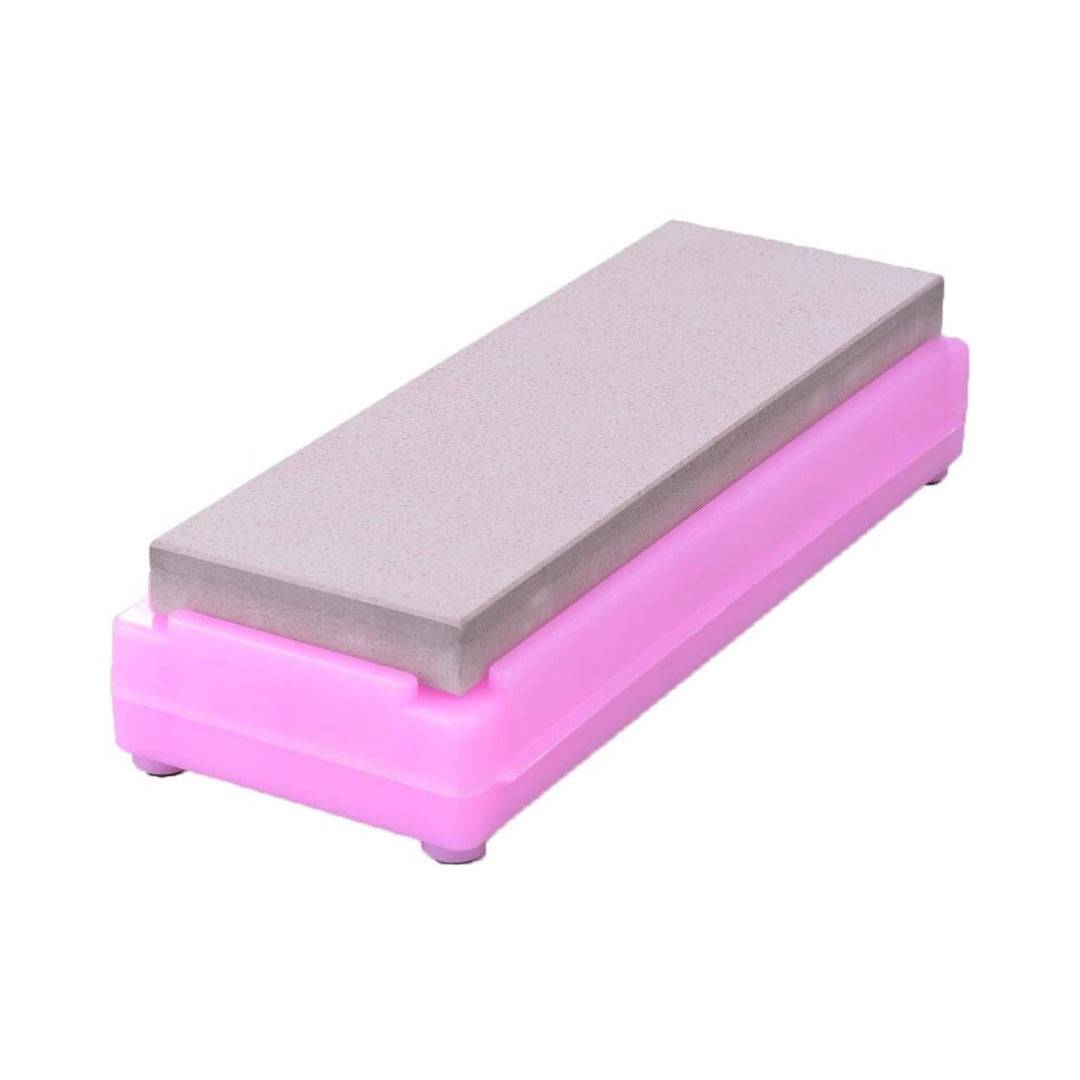 Sharpening Stones - SHAPTON Ceramic Knife Sharpening Stone - Pink #5000 - HEPHAIS