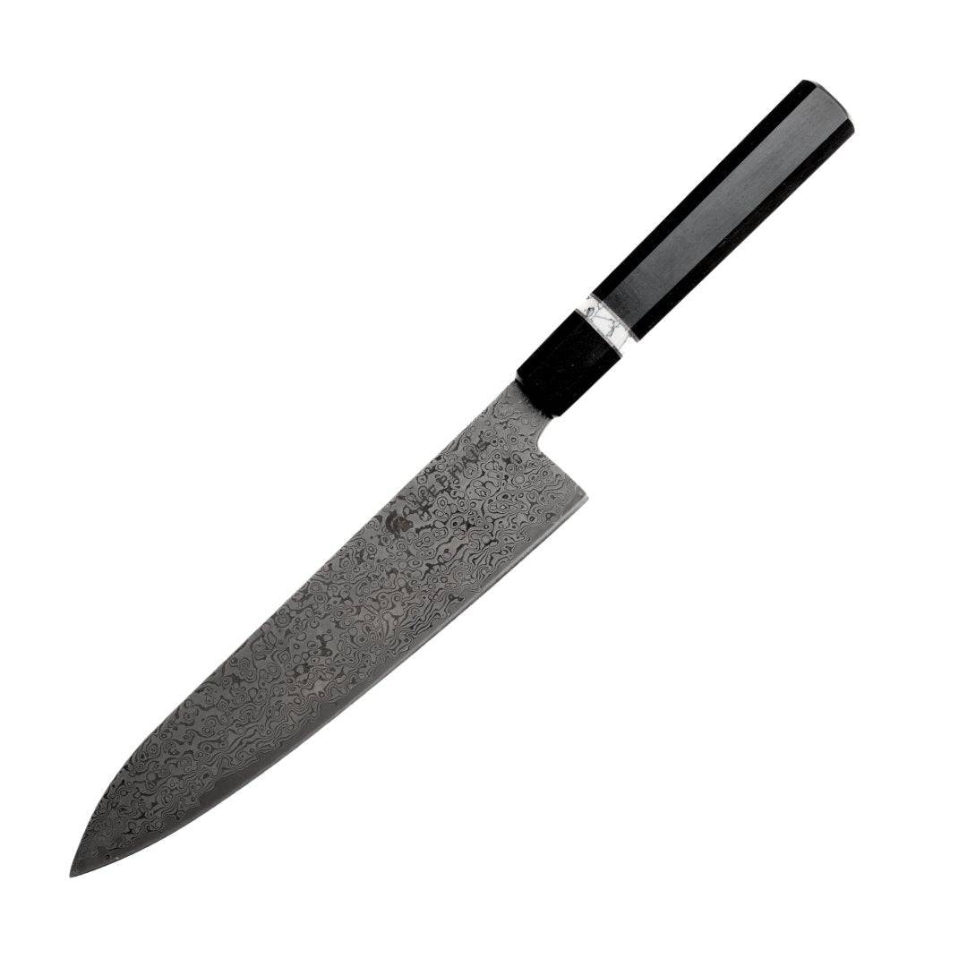 Kitchen Knives - Knox - Damascus Steel Chef Knife - HEPHAIS
