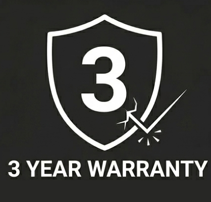3 Year Warranty
